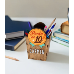 Portalápices "profe de 10"