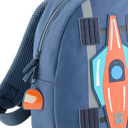 Mochila infantil coche de carreras