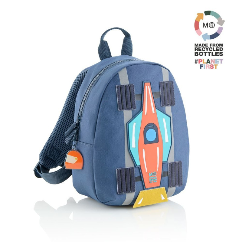 Mochila infantil coche de carreras