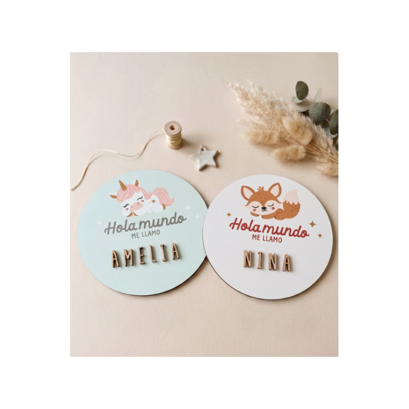 Placas cumplemes Vintiun