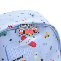 Mochila infantil vehículos