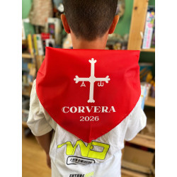 Pañuelo rojo fiestas Corvera 2026
