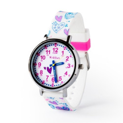 Reloj Educativo Kiddus corazones