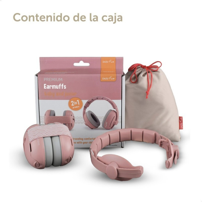 Cascos antiruido 2 en 1