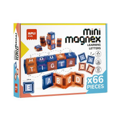 Mini magnex Apli letras 66 pz