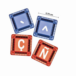 Mini magnex Apli letras 66 pz